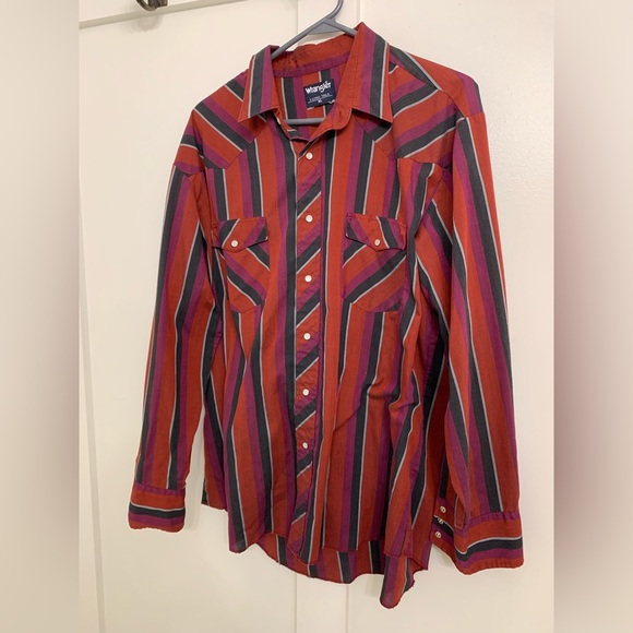 Wrangler Other - Vintage Wrangler pearl snap shirt